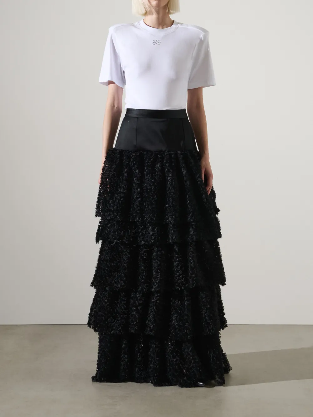 KL Studio maxi frill skirt