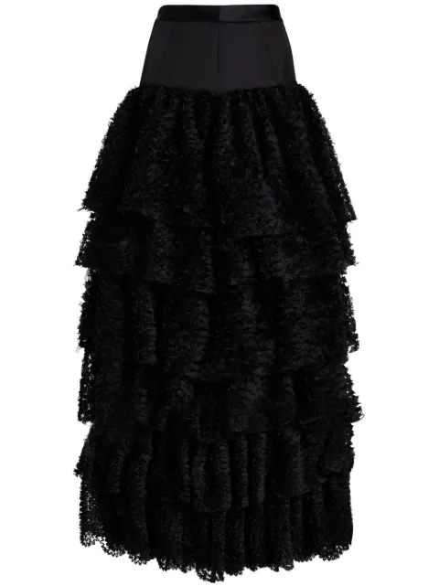 Karl Lagerfeld KL Studio maxi frill skirt