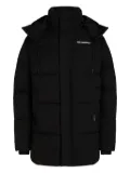 Karl Lagerfeld long quilted puffer jacket - Black