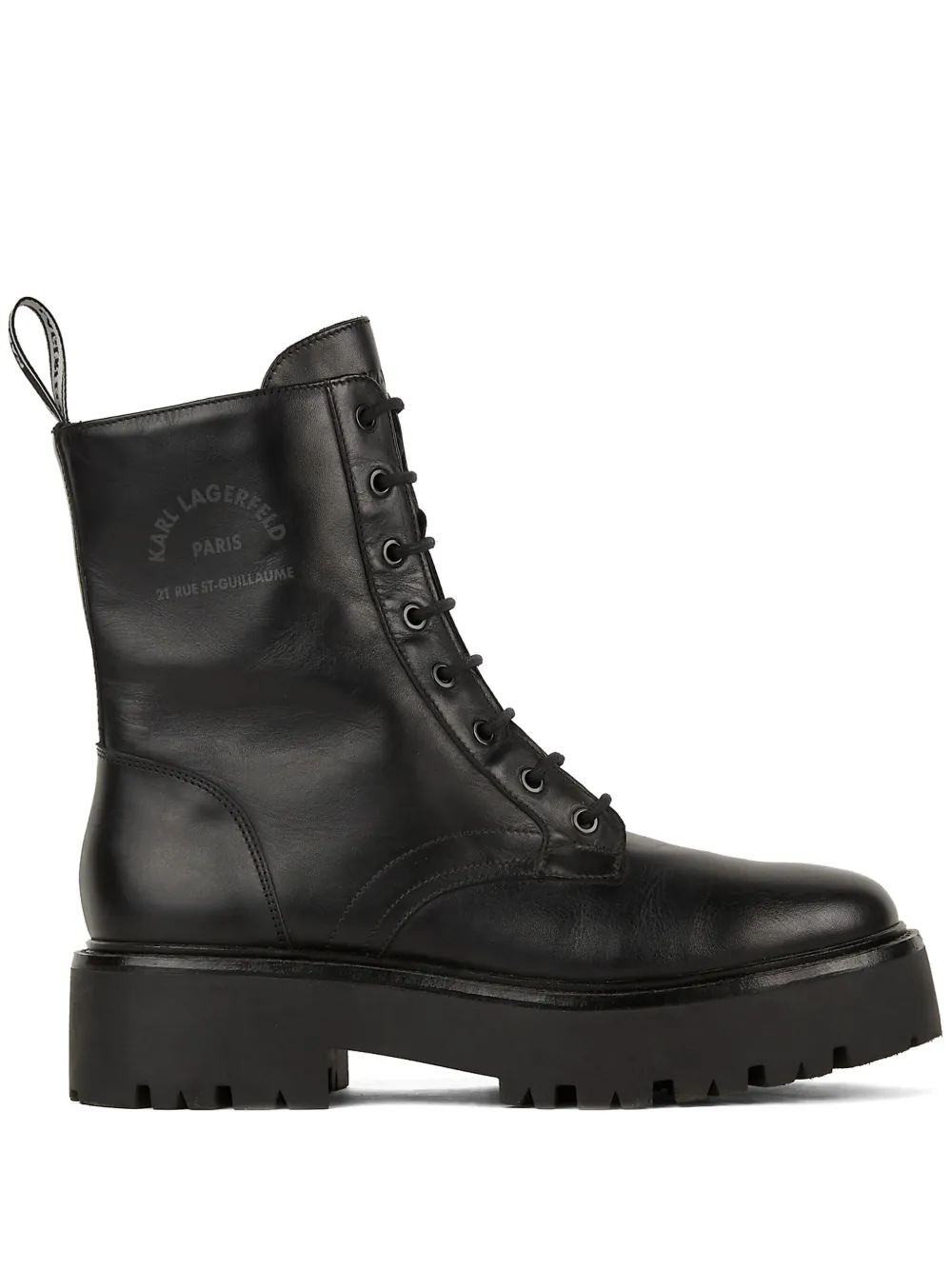 Karl lagerfeld biker boots clearance
