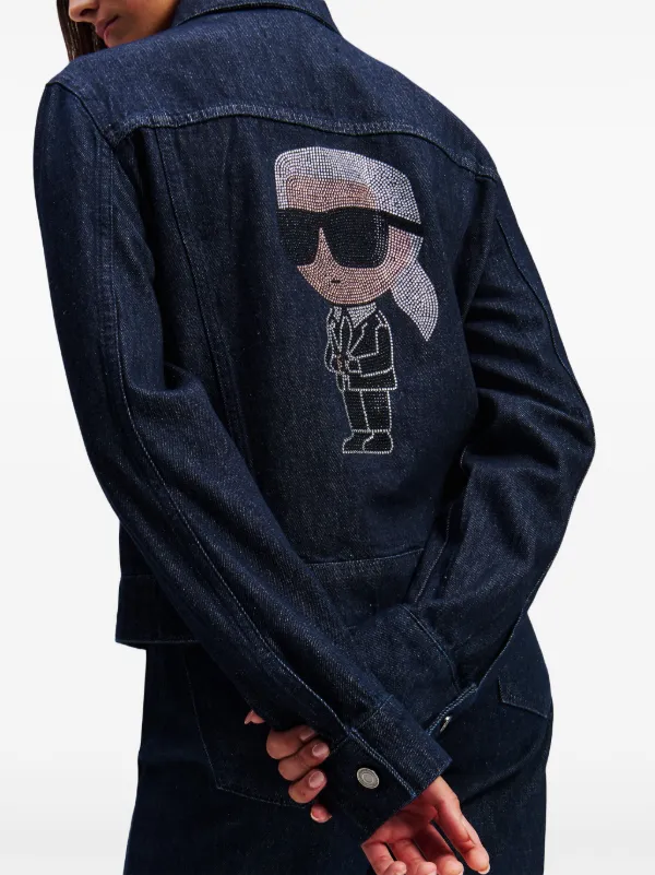 Karl Lagerfeld Ikonik 2.0 デニムジャケット | ブルー