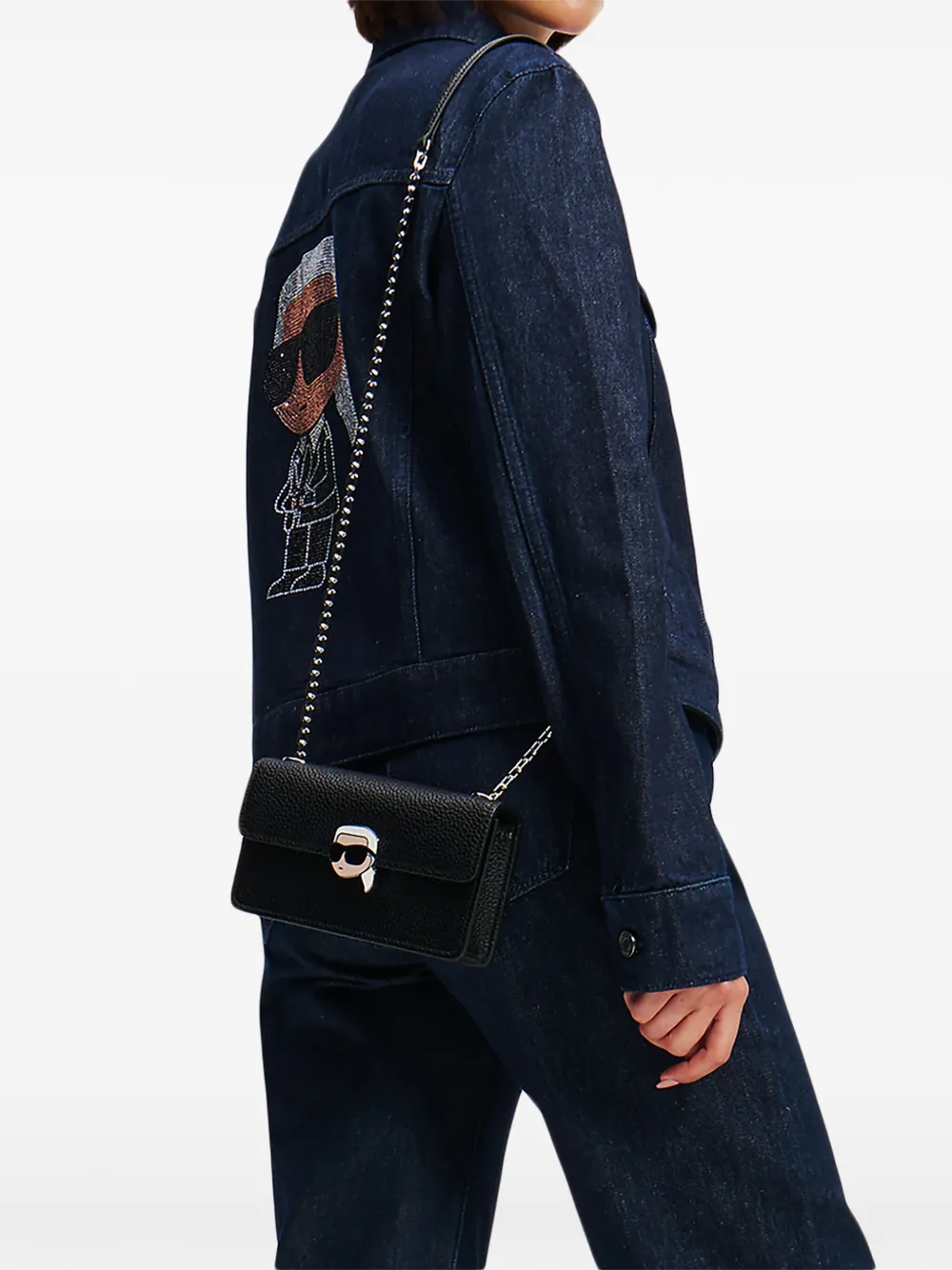 Karl Lagerfeld Ikonik 2.0 denim jacket - Blauw