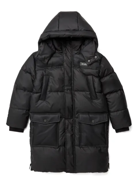 Karl Lagerfeld Kids пуховик с логотипом