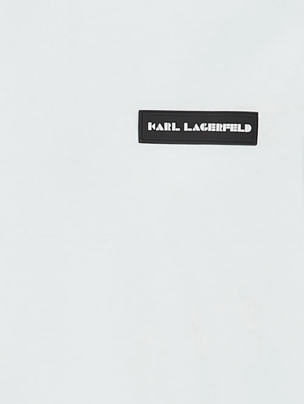 Karl Lagerfeld T-shirt met logopatch - Wit