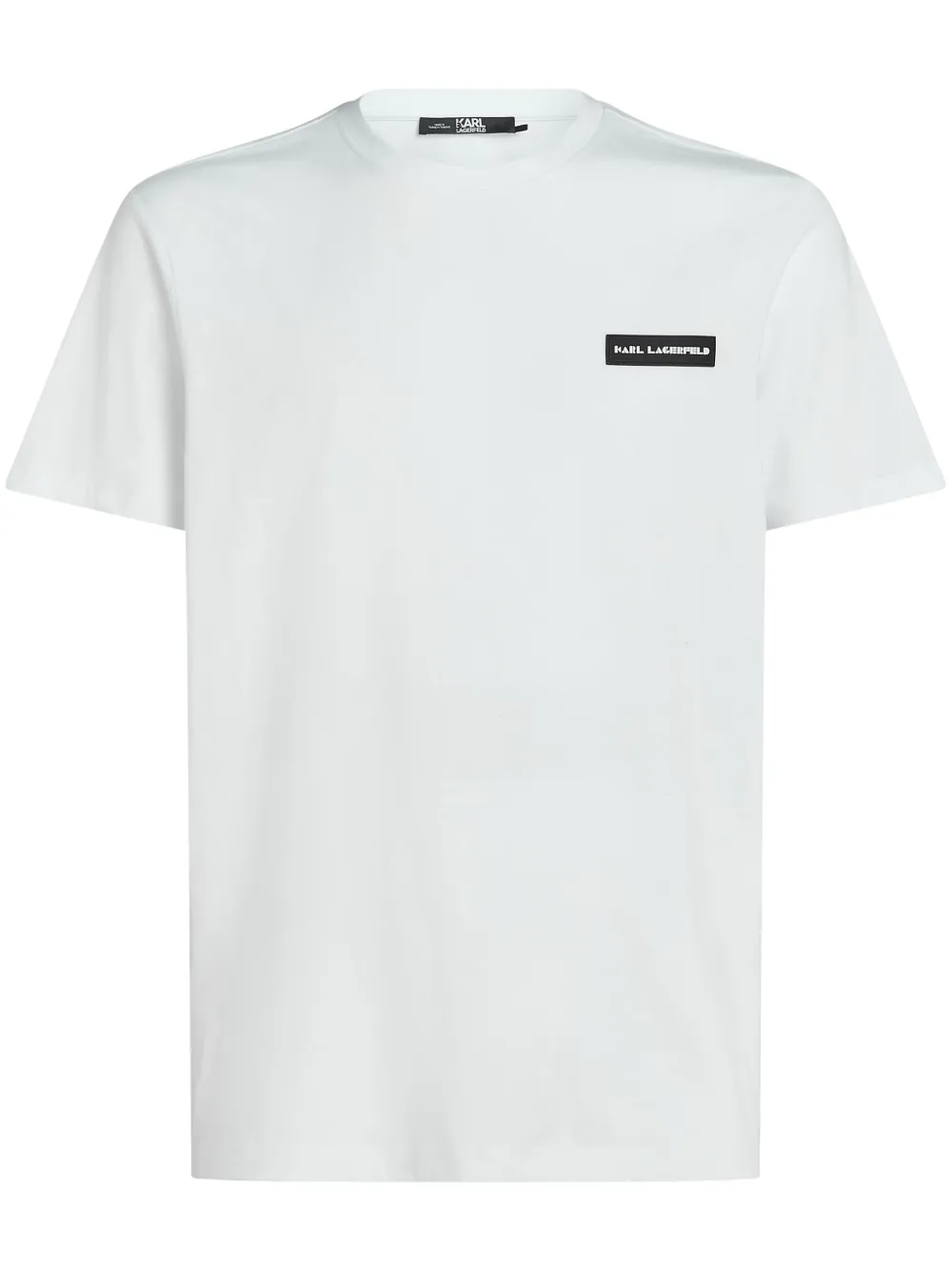 Karl Lagerfeld Camiseta com aplicação de logo | Branco | Image 1