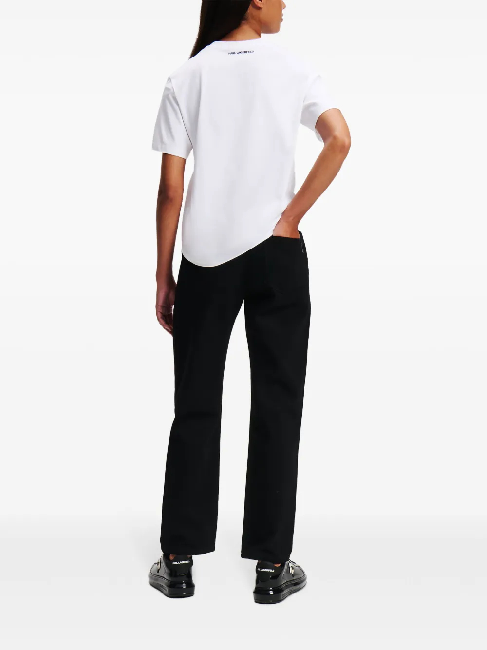 Karl Lagerfeld Ikon girlfriend jeans Zwart