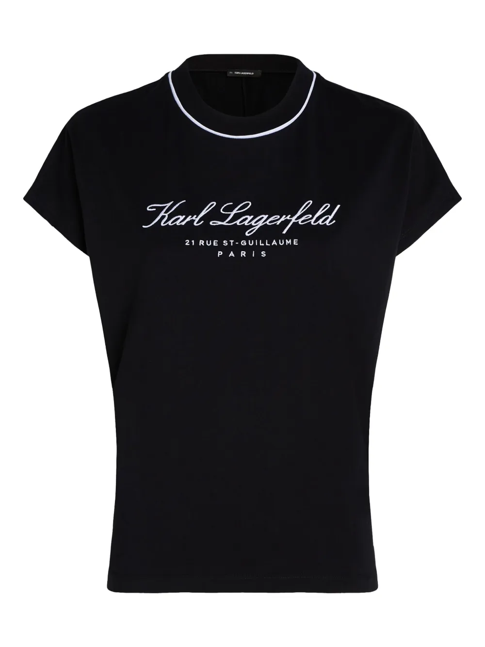 Karl Lagerfeld Hotel Karl T-shirt Zwart