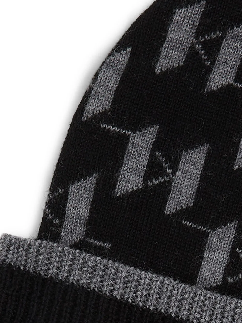 Karl Lagerfeld Muts met monogram Zwart
