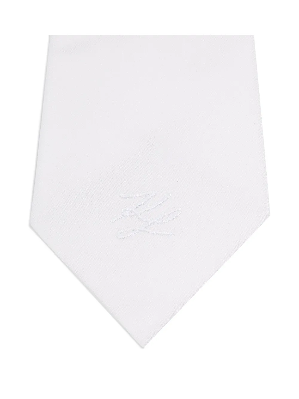 Karl Lagerfeld KL Studio kraag en stropdas set Wit