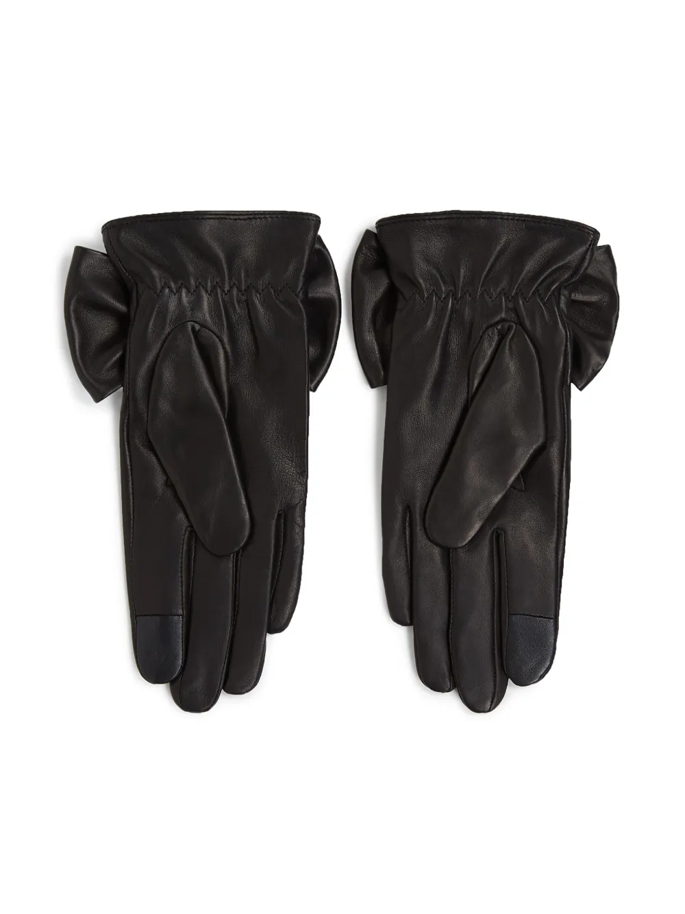Karl Lagerfeld KL Studio handschoenen met strik - Zwart