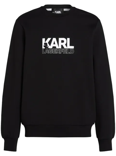 Karl Lagerfeld stack-logo sweatshirt