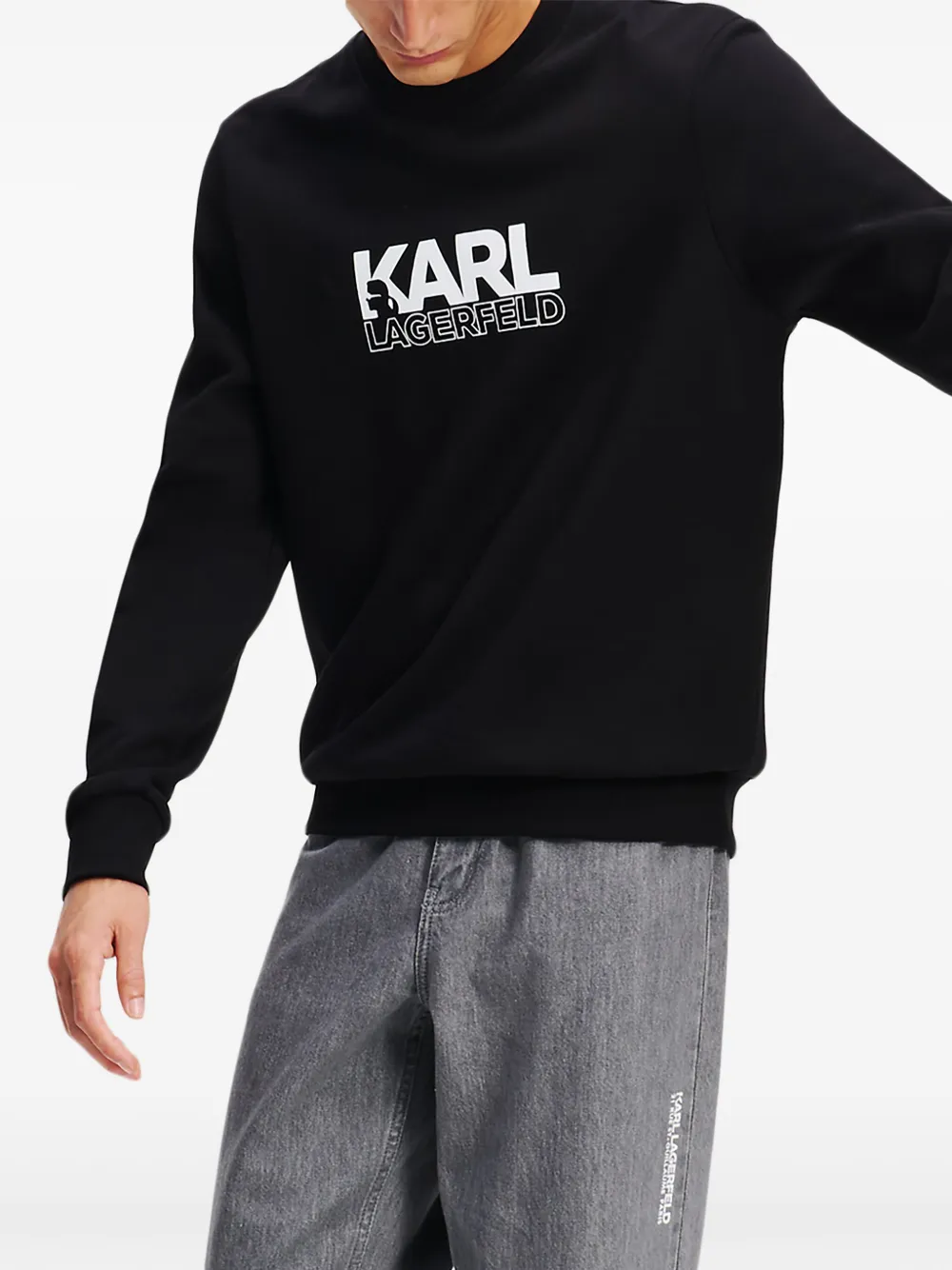 Karl Lagerfeld stack-logo sweatshirt | Sweatshirts | Image 2