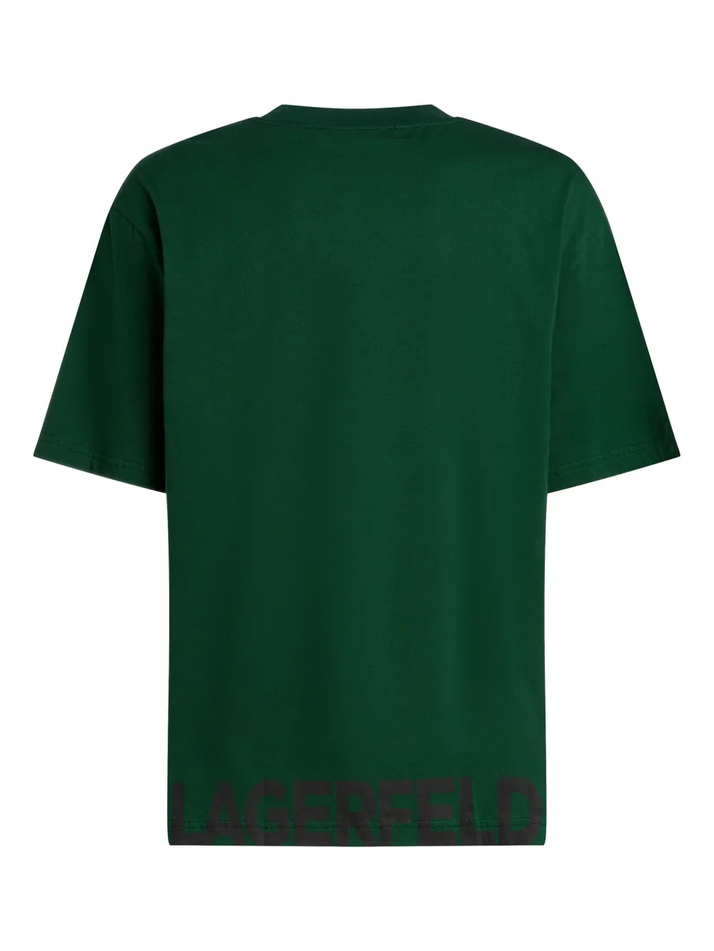 Karl Lagerfeld T-shirt met logoprint - Groen