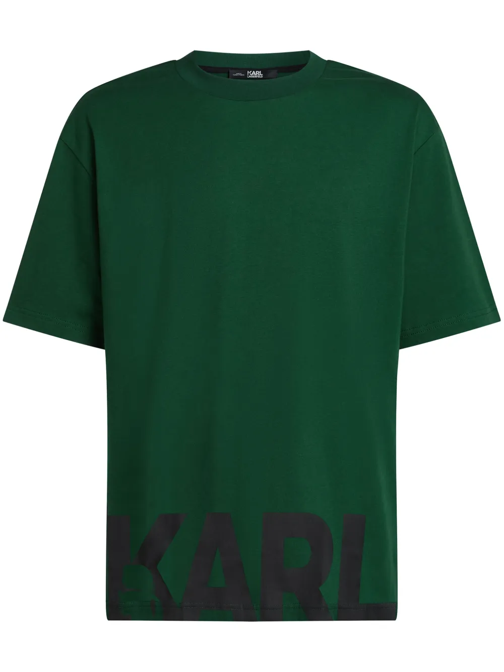 Karl Lagerfeld logo-print T-shirt | Green | Image 1