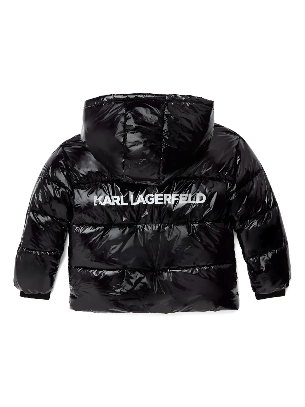 Karl Lagerfeld Kids Karl jack met capuchon - Zwart