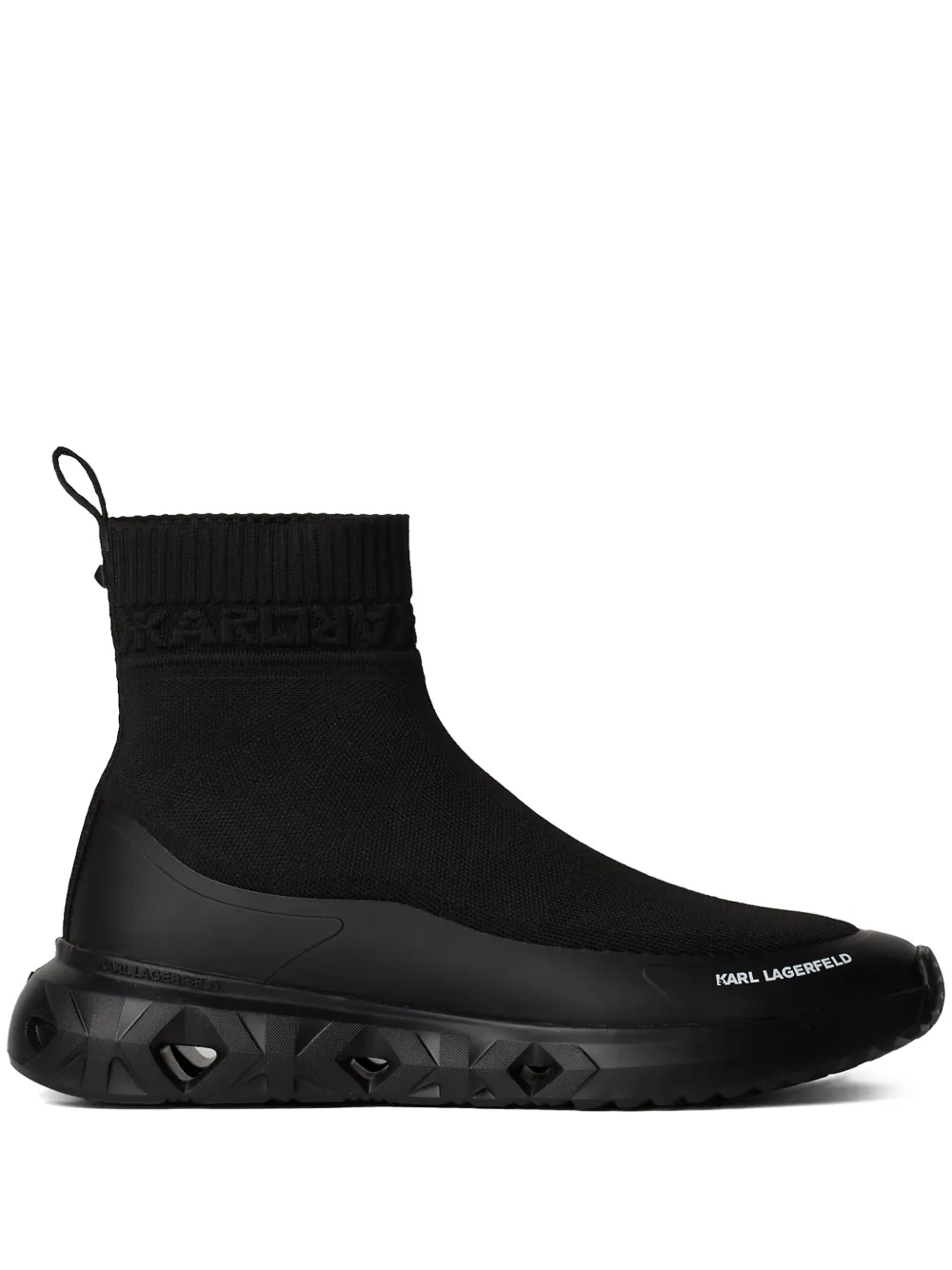 Armani exchange high sock sneakers discount