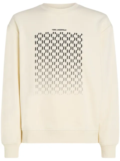 Karl Lagerfeld sudadera con motivo de monograma