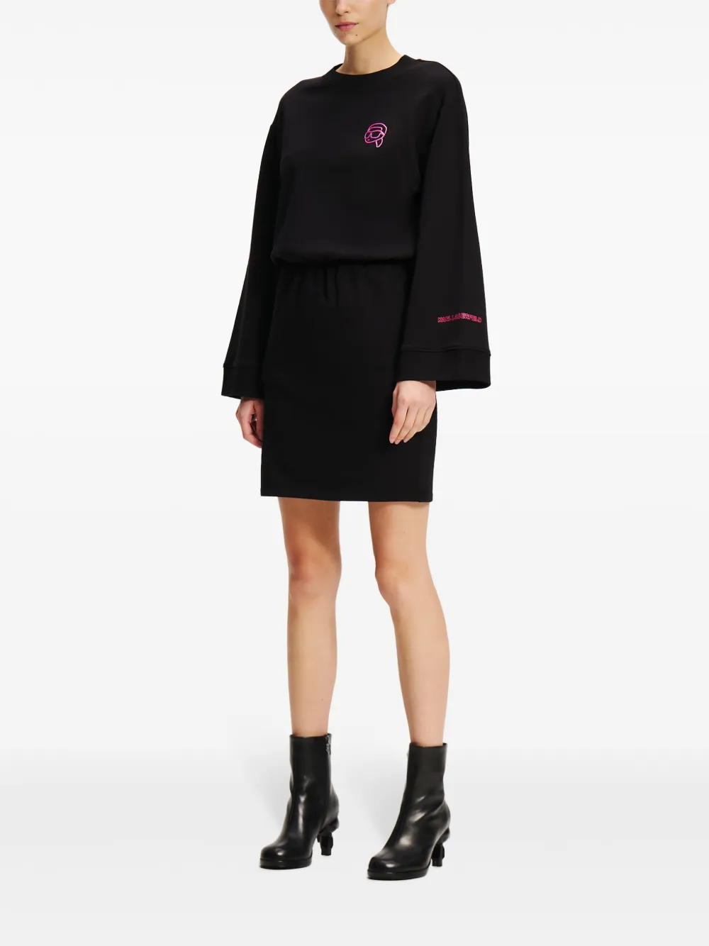 Karl Lagerfeld Ikon Jelly jurk Zwart