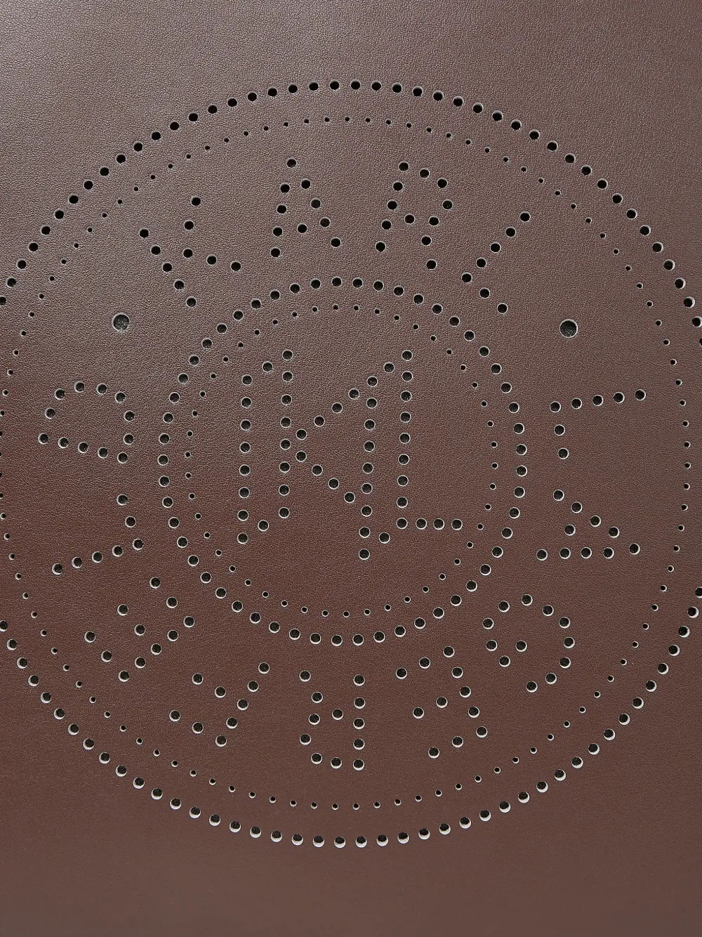Karl Lagerfeld K Circle grote geperforeerde leren shopper Bruin