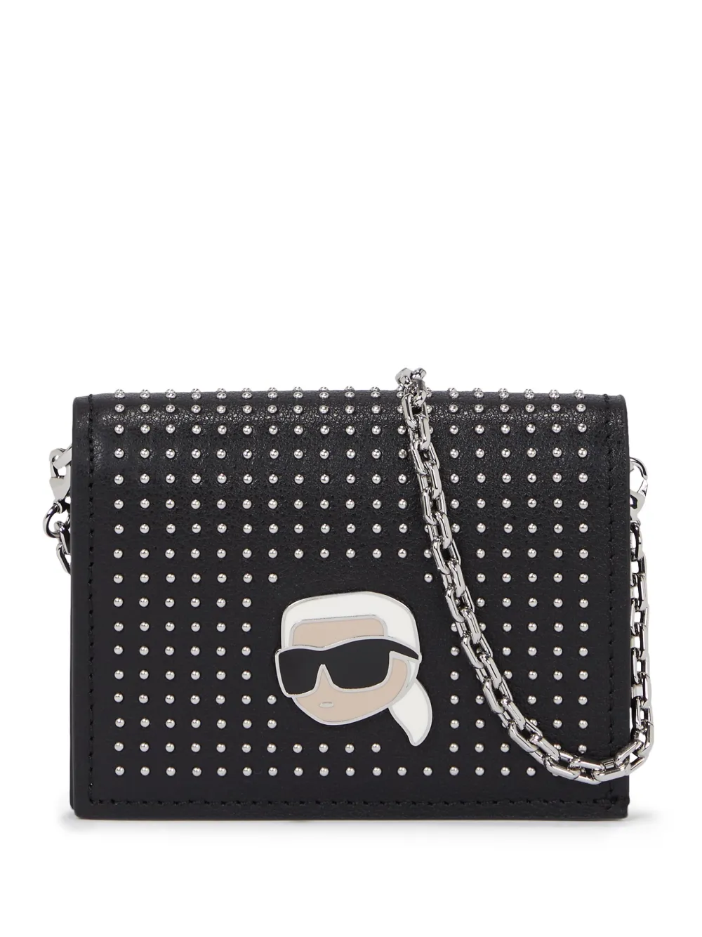 Karl Lagerfeld Ikon ショルダーバッグ - ブラック Karl Lagerfeld Ikon ショルダーバッグ - ブラック