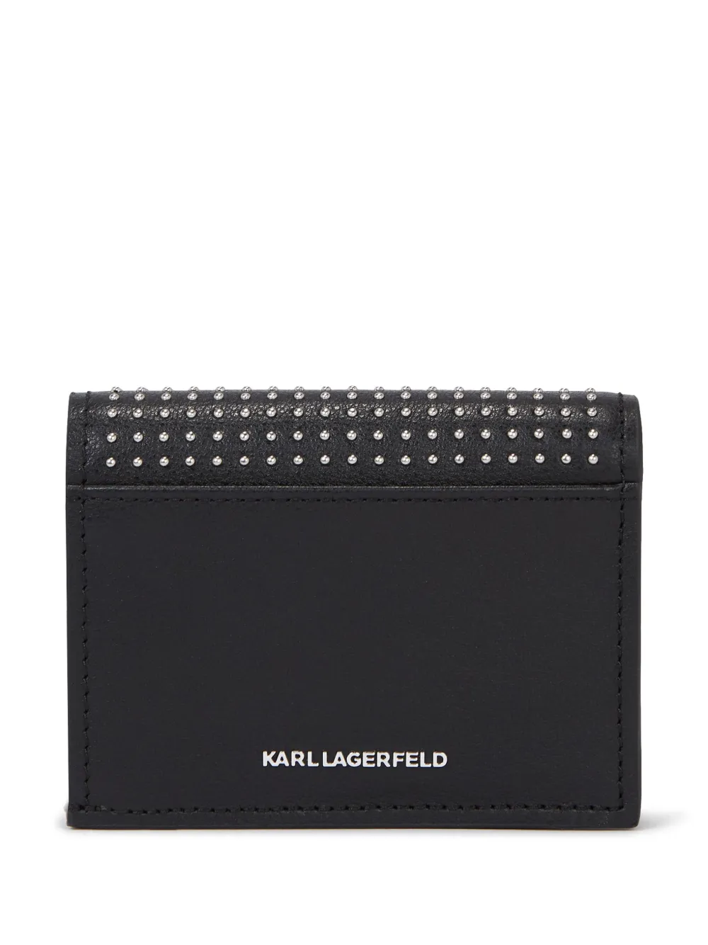 Karl Lagerfeld Leren portemonnee - Zwart