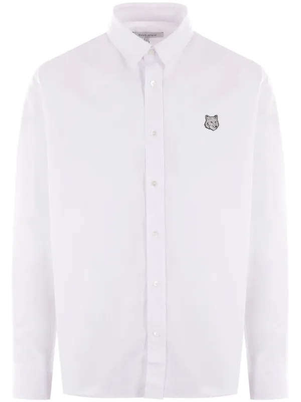 Maison Kitsuné Contour Fox Head シャツ | ホワイト | FARFETCH JP