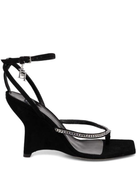 Elisabetta Franchi 100mm suede wedges