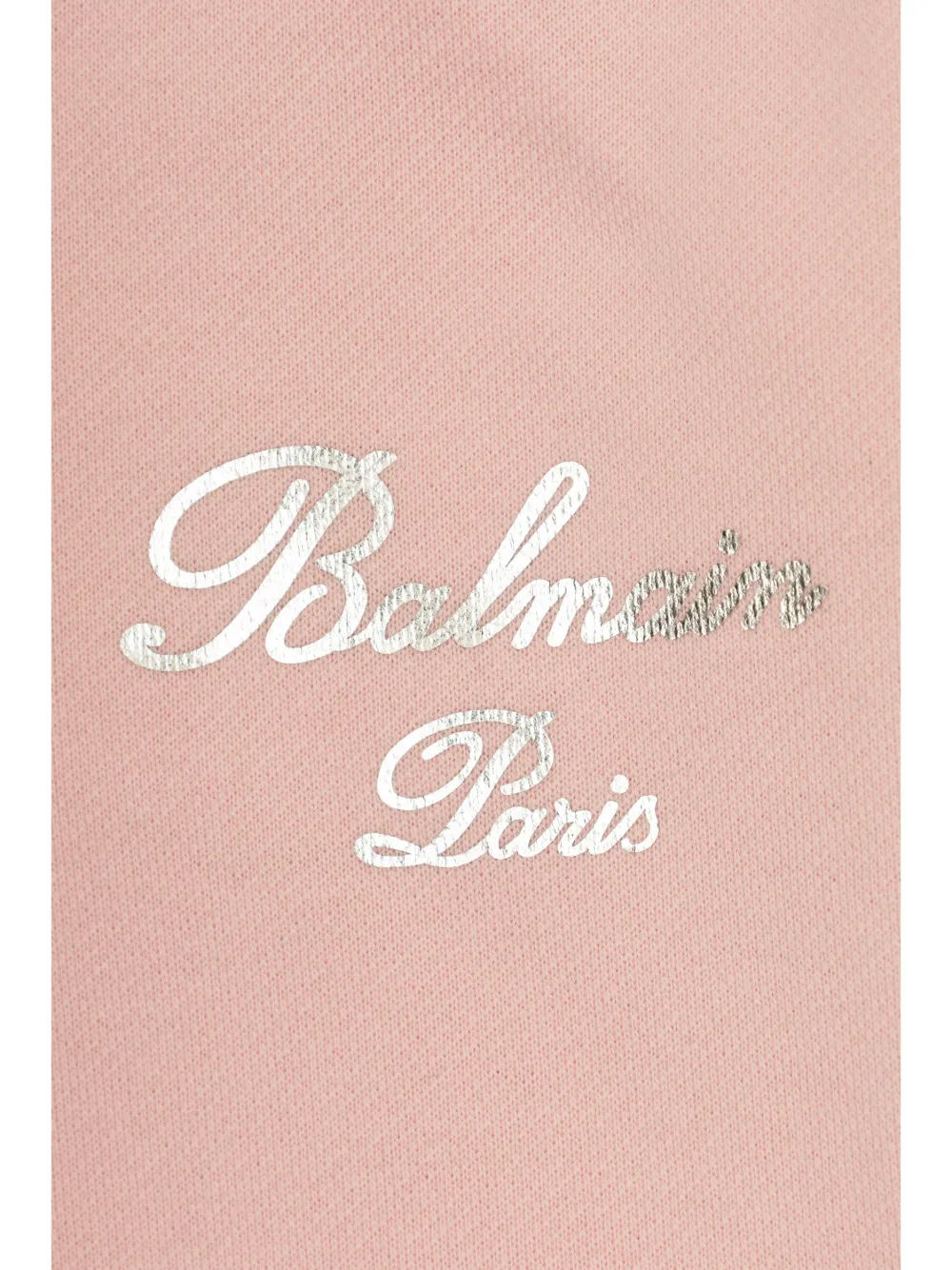 BALMAIN LOGO-PRINT TRACK PANTS 