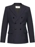 AMI Paris double-breasted blazer - Blue