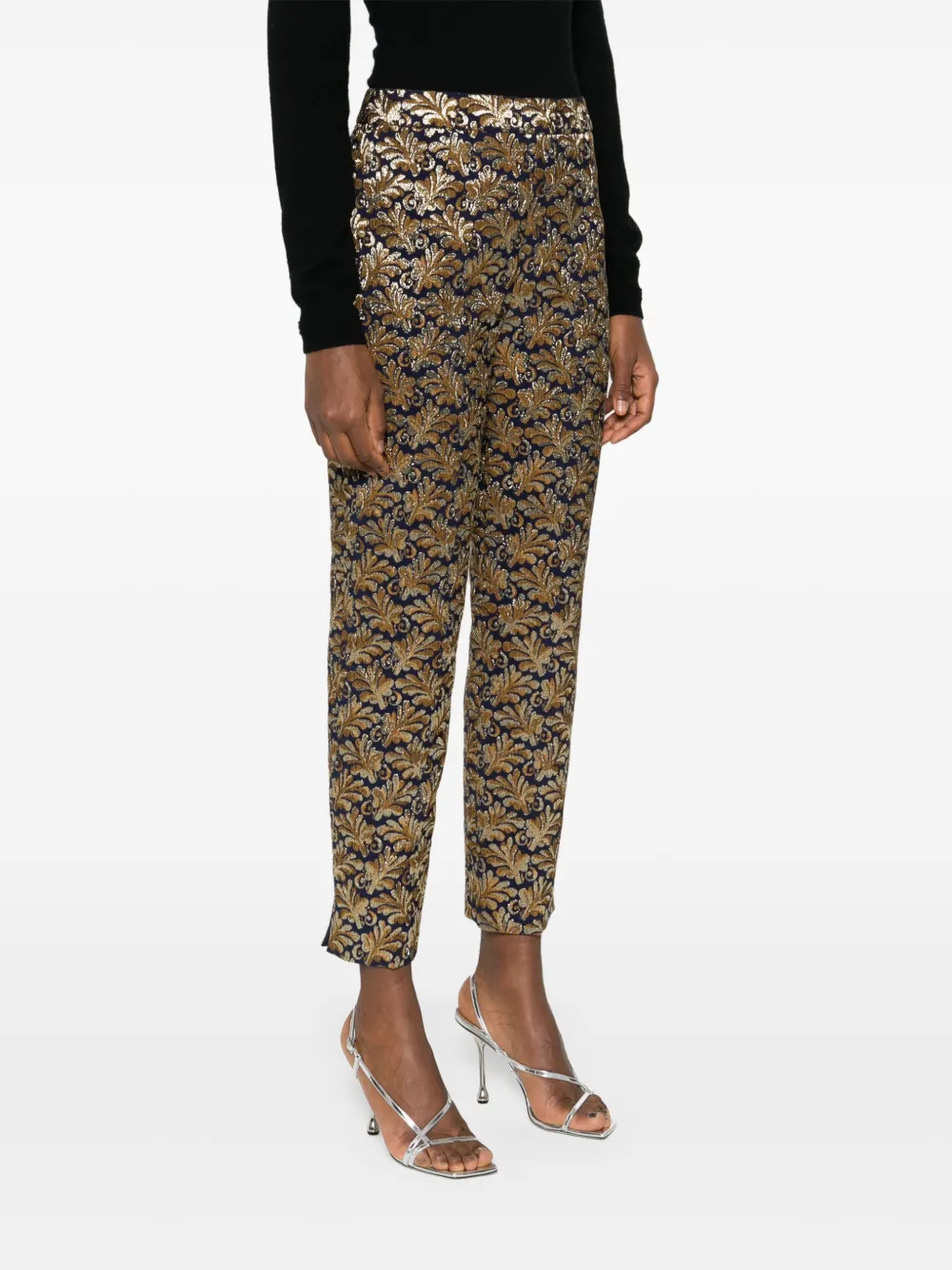 Prada Palazzo broek Goud