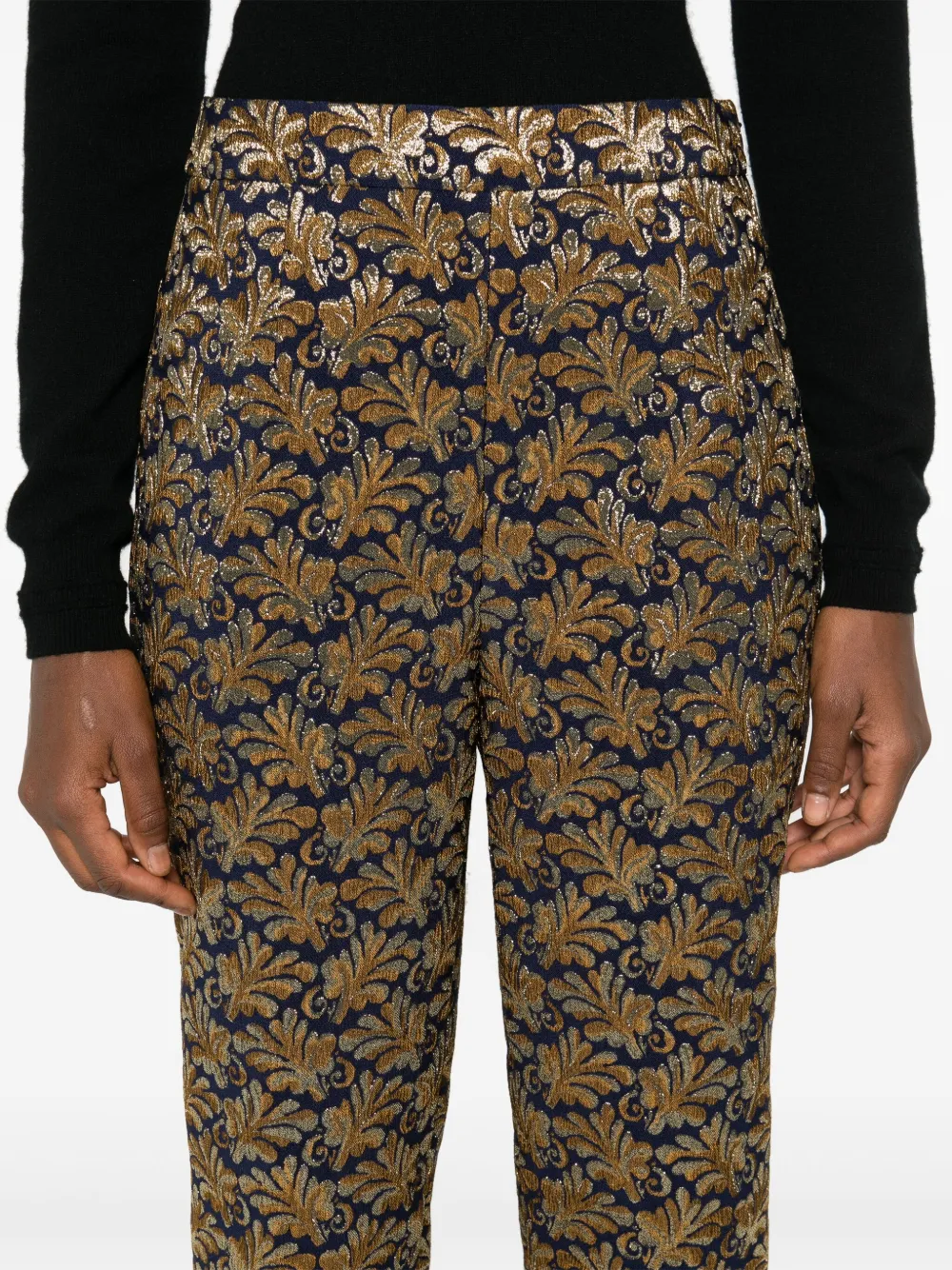 Prada Palazzo broek Goud