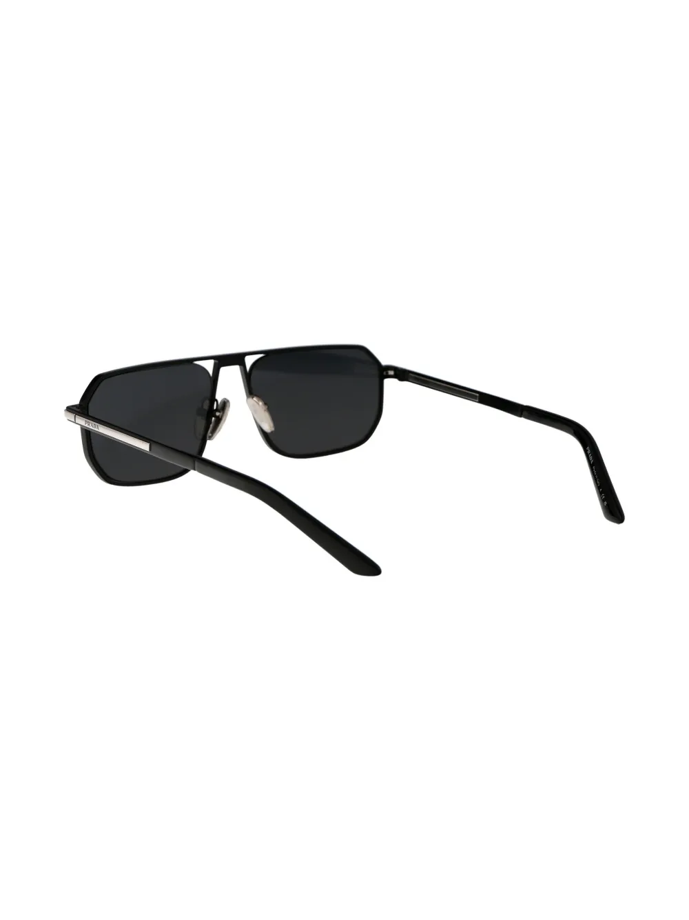 Prada Eyewear OPR A53S zonnebril met rechthoekig montuur Zwart