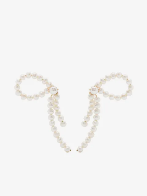 BEATRIZ PALACIOS boucles d'oreilles à design de nœud