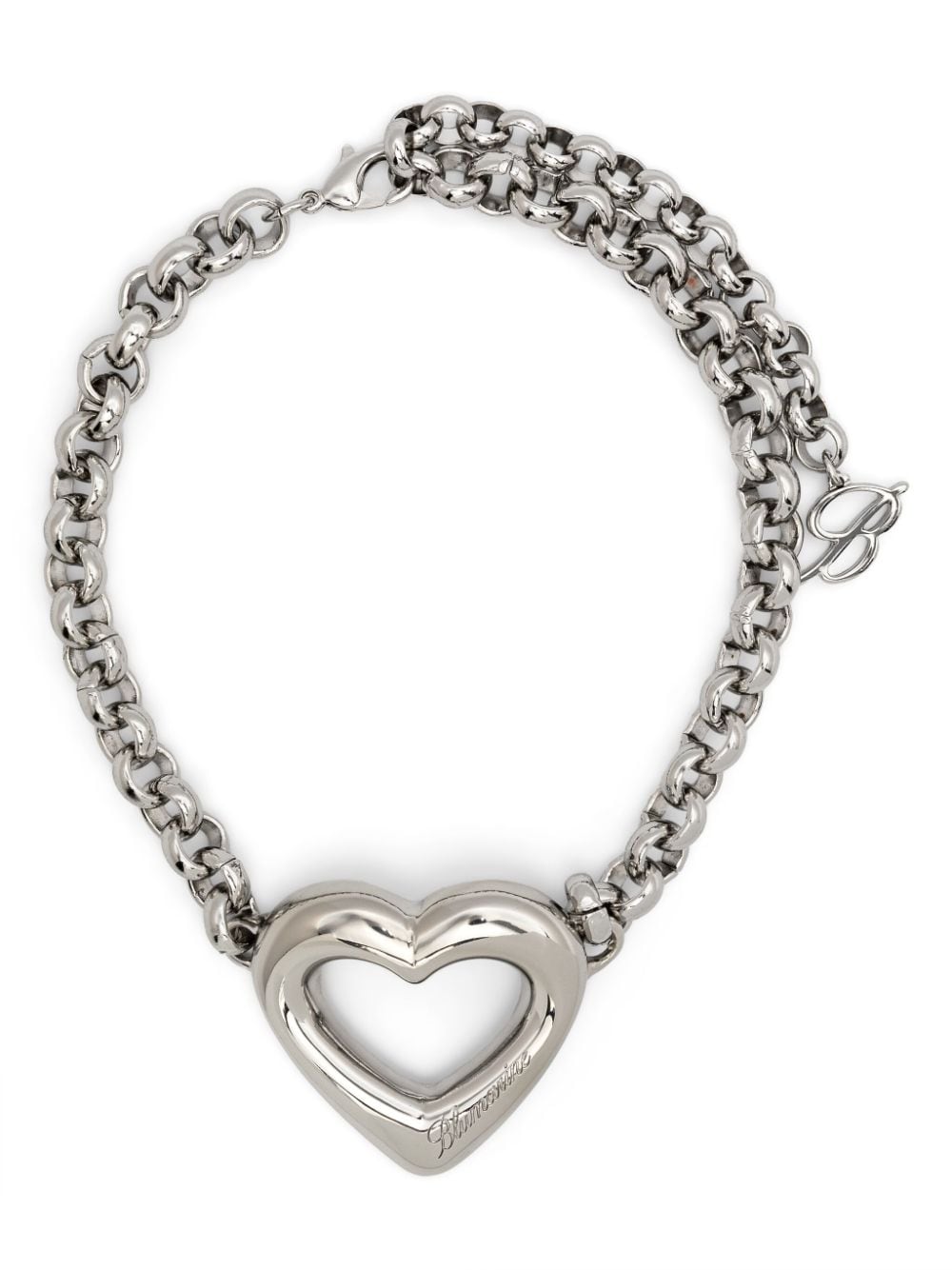 heart-pendant chain necklace