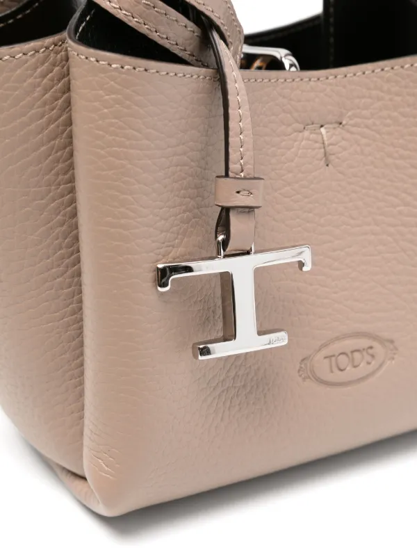 Tod's Micro Leather Tote Bag | Neutrals | FARFETCH
