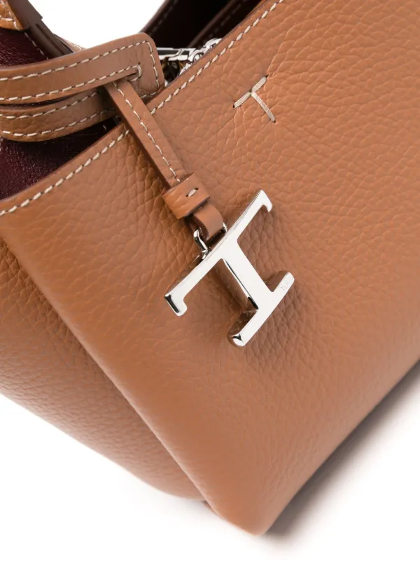 【TOD'S】関税込☆APA レザーハンドバッグ ミニ ブラウン Tod's Apa レザーハンドバッグ ミニ | ブラウン | FARFETCH JP