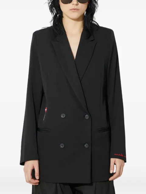 Fiorucci double-breasted embroidered blazer