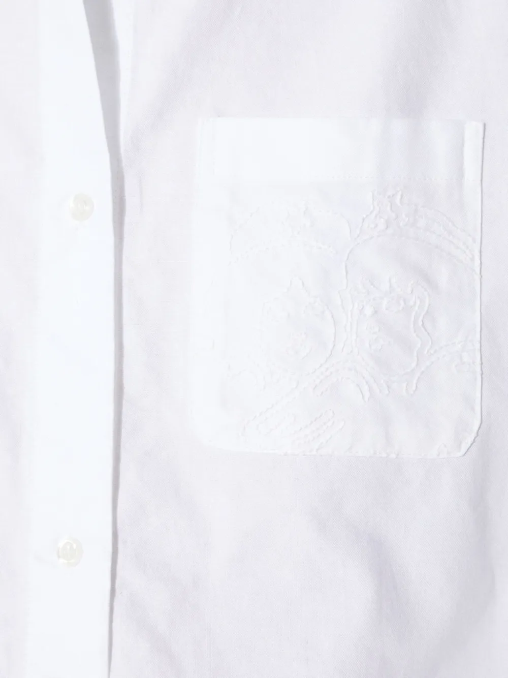 Fiorucci Blousejurk met geborduurde engelen Wit