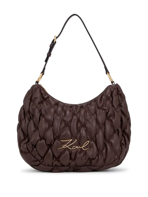 Karl lagerfeld quilted shoulder bag outlet