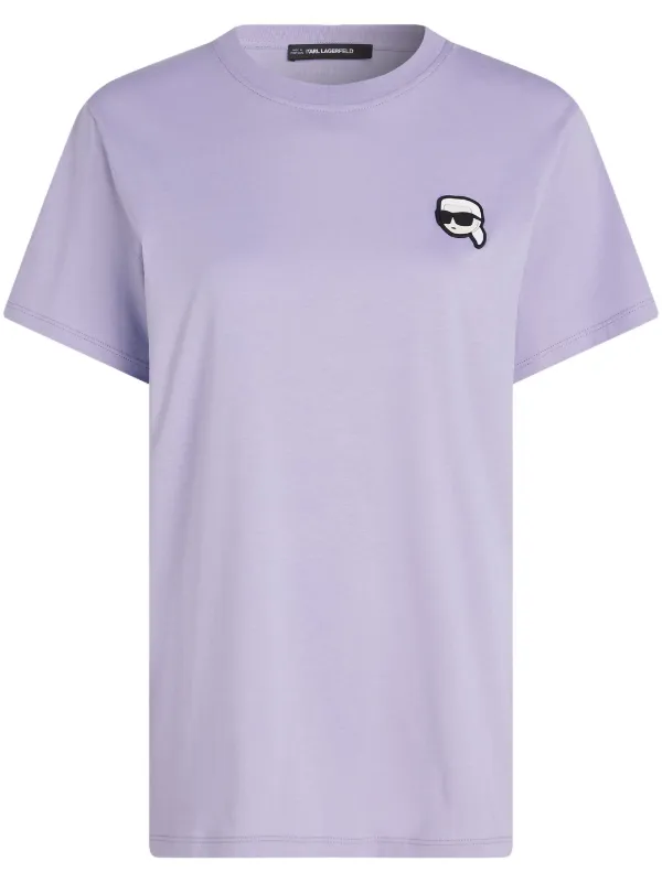 KARL LAGERFELD アイコン フリント Tシャツ 【関税込】 Karl Lagerfeld Logo T-shirt Mens Size XL White Short Sleeve