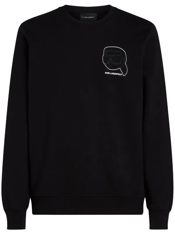 Karl Lagerfeld Ikon Sweatshirt Black FARFETCH AO