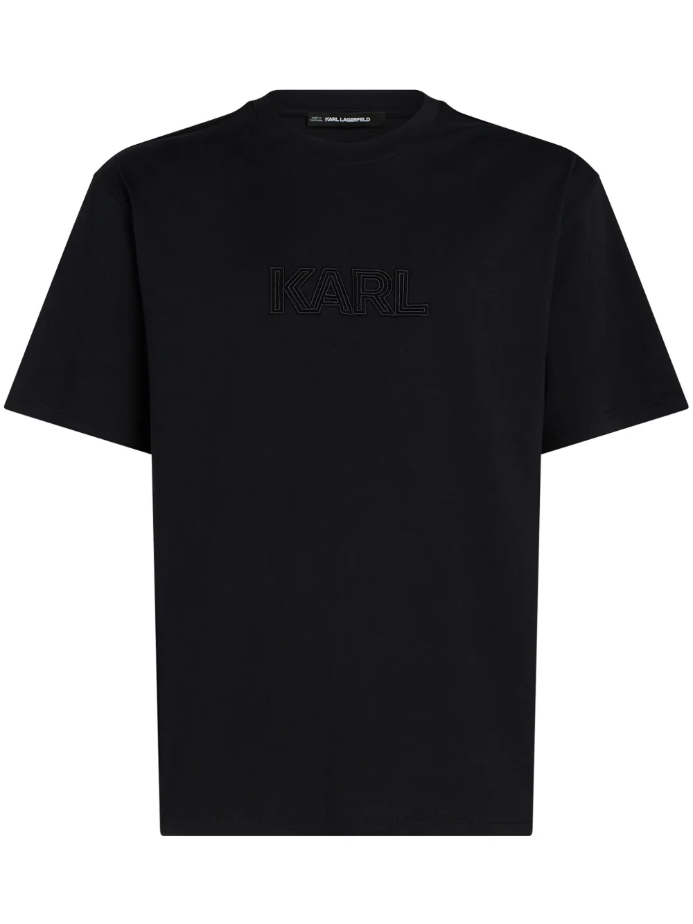 Karl Lagerfeld Art Deco-logo T-shirt – Black