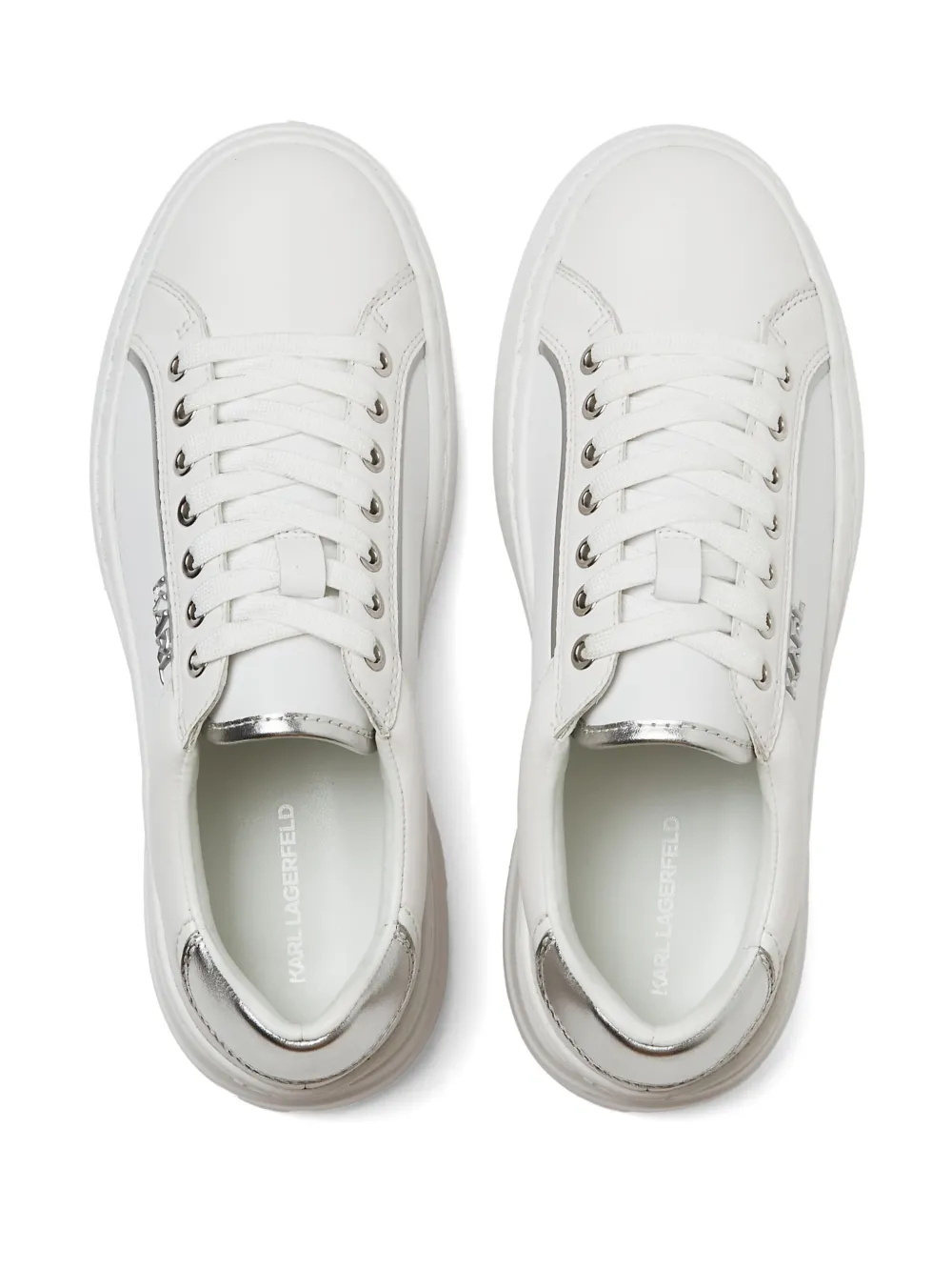 KARL LAGERFELD KRONOS LEATHER SNEAKERS