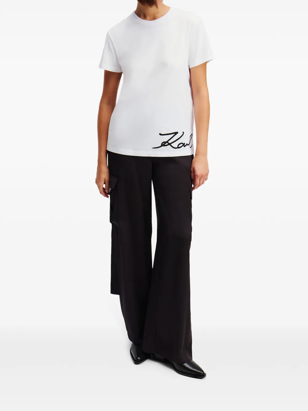 Karl Lagerfeld T-shirt met print - Wit