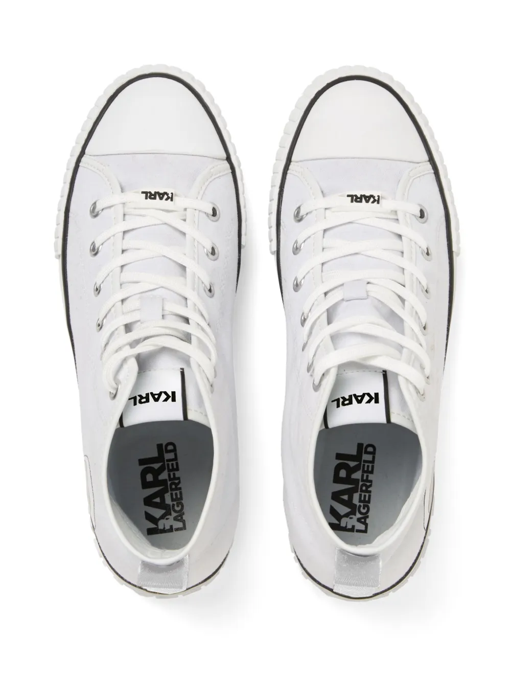 Karl Lagerfeld Ikon NFT Kampus Max sneakers Wit