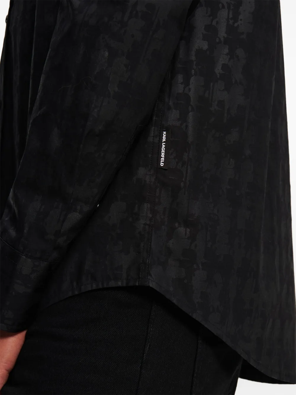 Karl Lagerfeld Kameo overhemd Zwart