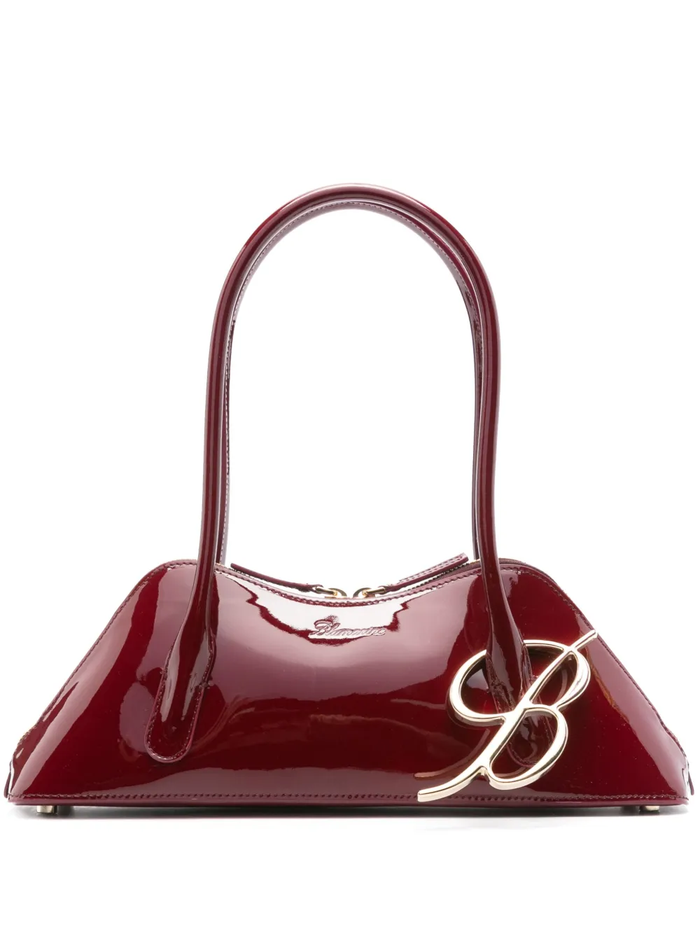 Blumarine Kiss Me leren schoudertas Rood