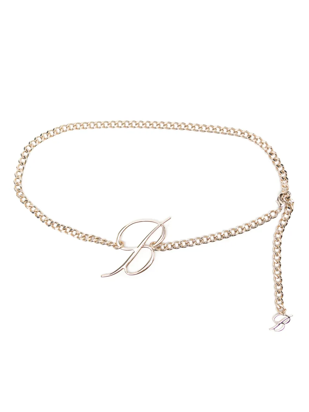 Blumarine cinturón de cadena con dije del logo | dorado | Image 1