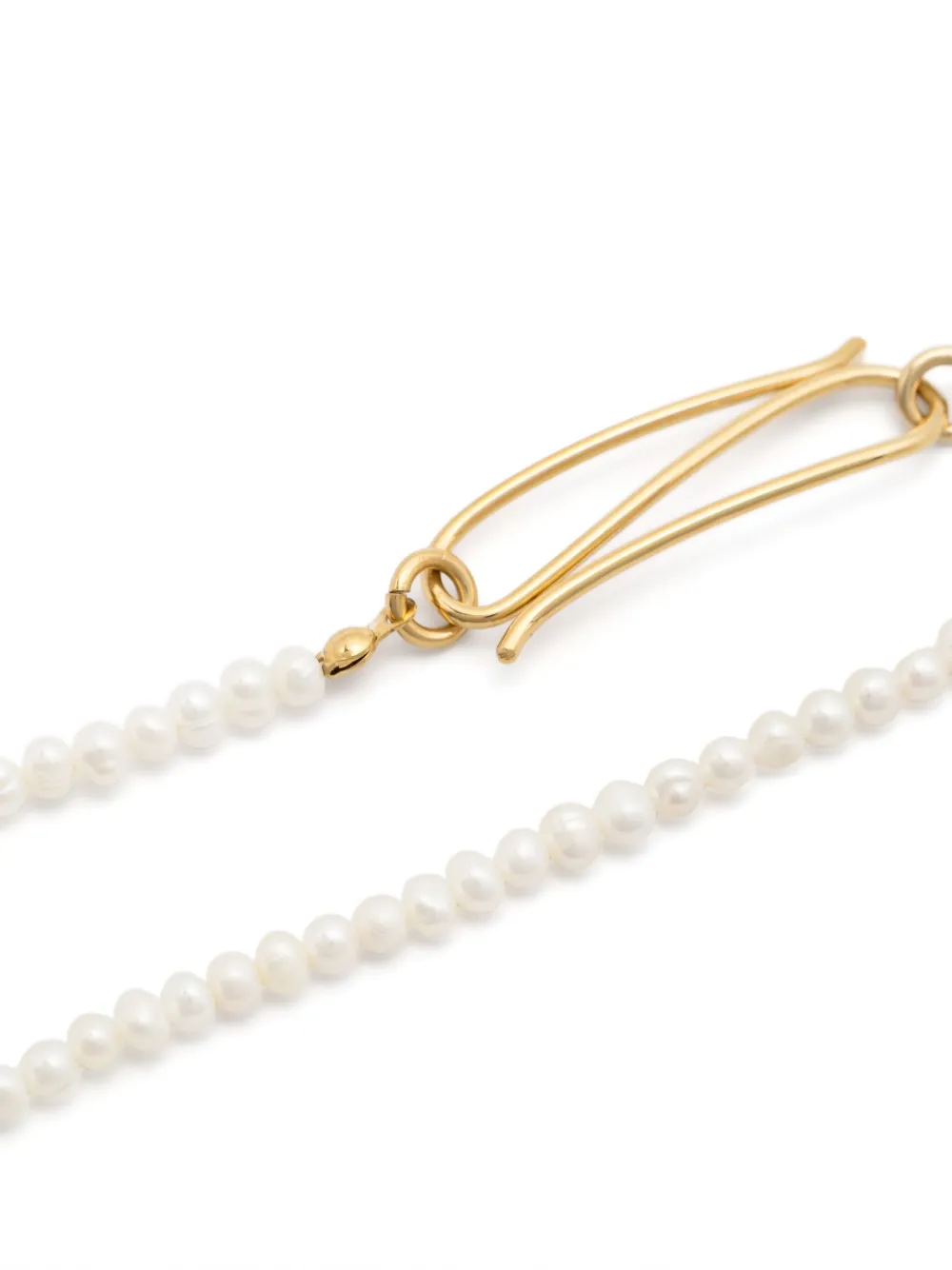 Beatriz Palacios Halskette Mit Perlen In Gold