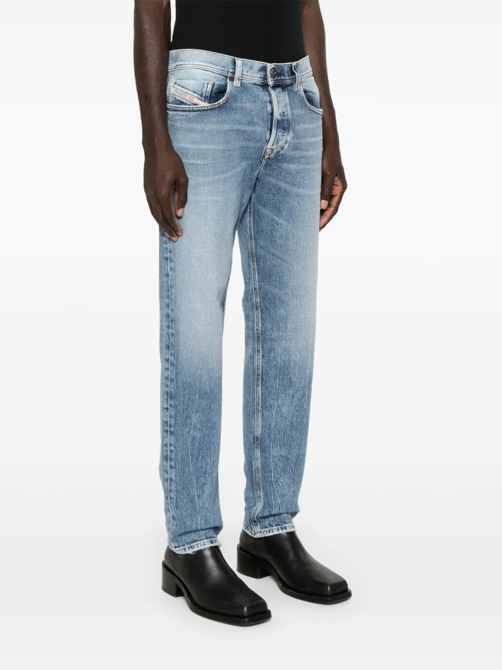 Affordable Diesel 2023 D-Finitive 09j54 mid-rise tapered-leg jeans Men